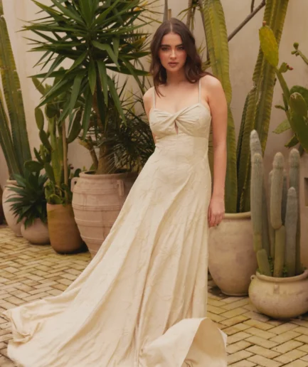 Vestido California Caqui