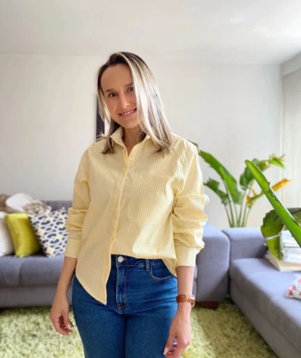 Camisa siena amarillo